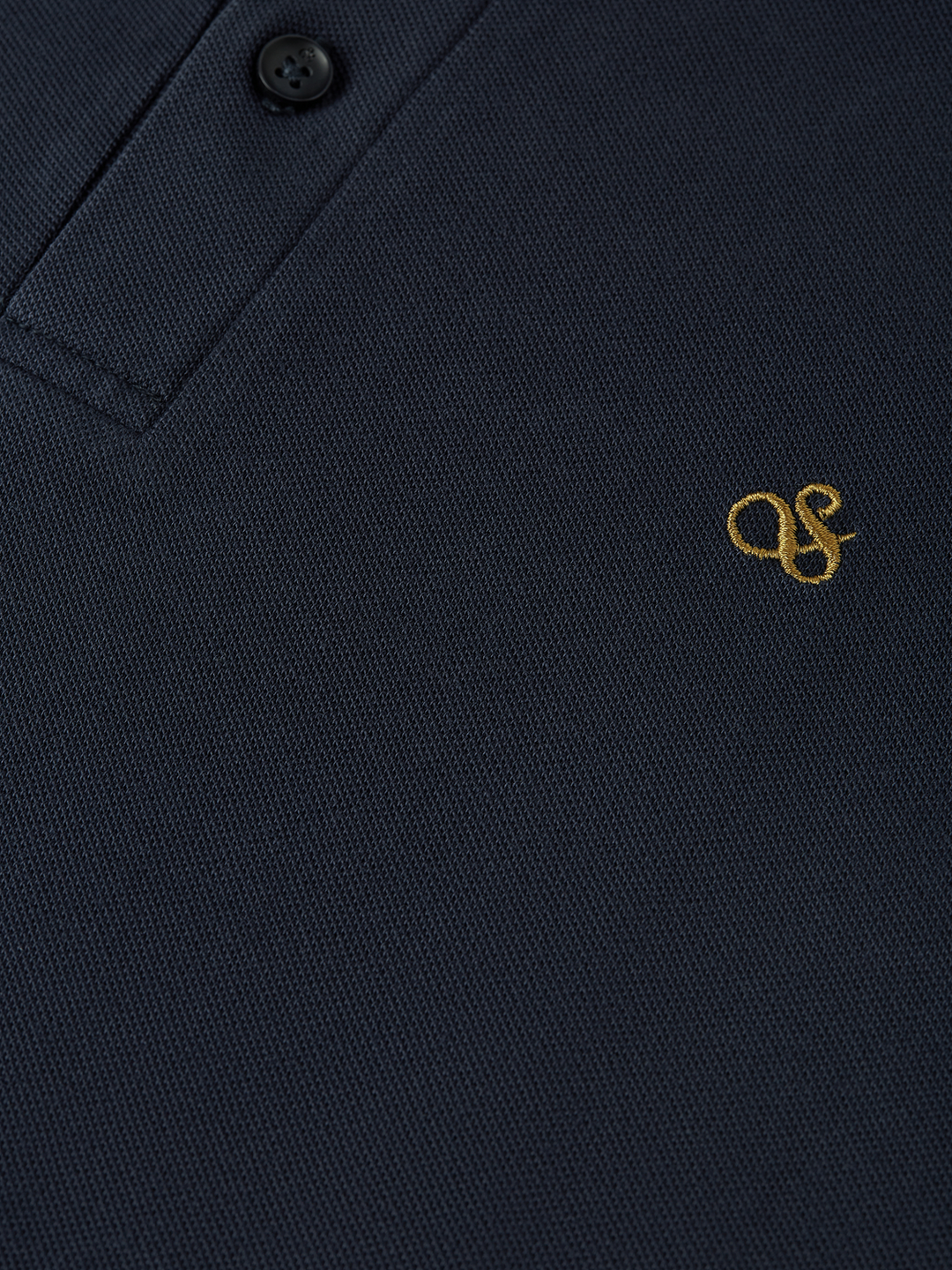 Pique relaxed-fit garment dyed polo