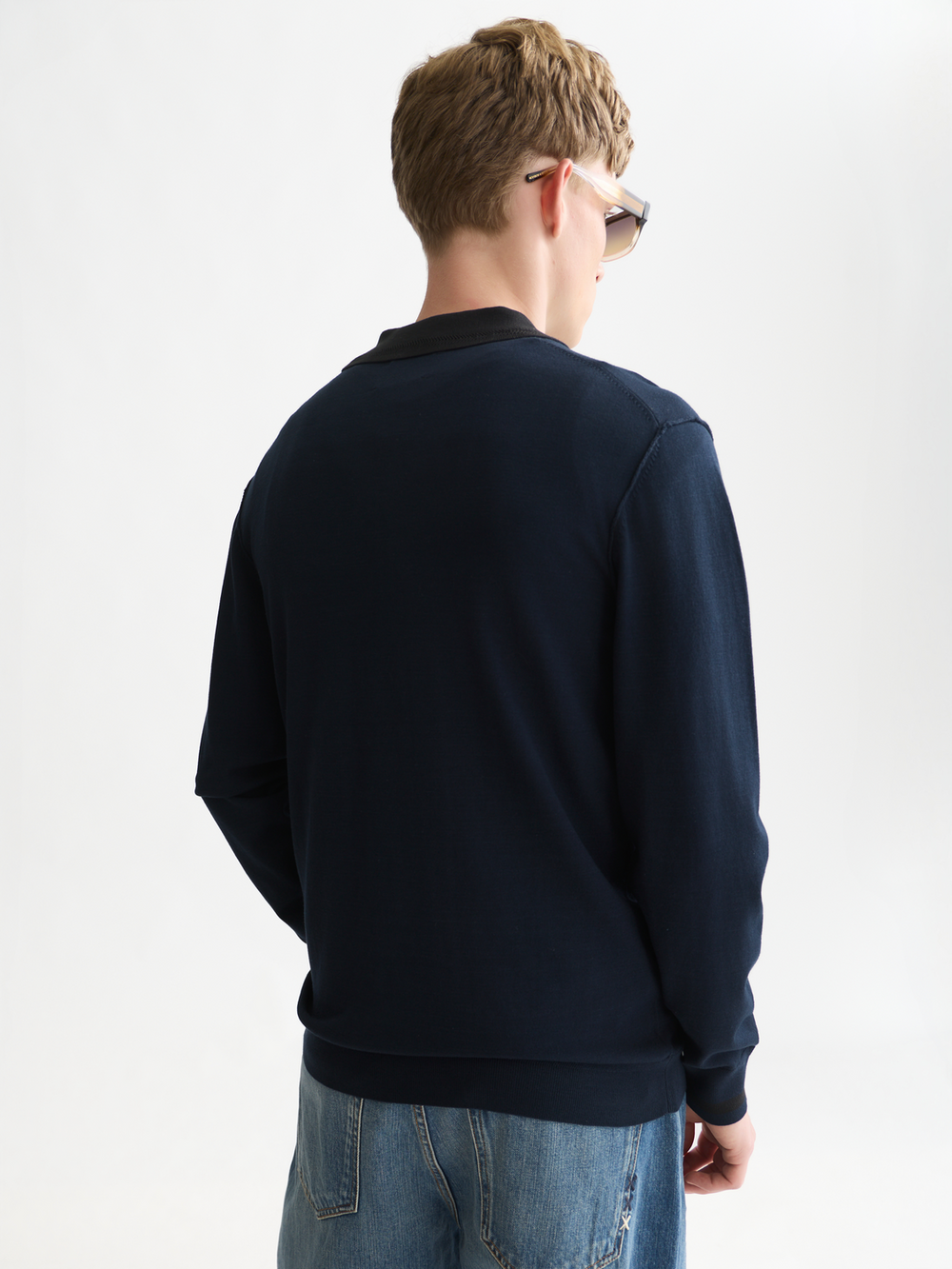 Ecovero long sleeved polo