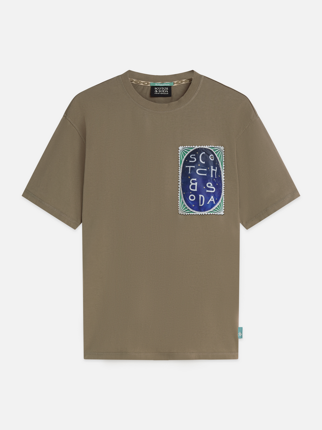 Chest artwork relaxed-fit T-shirt