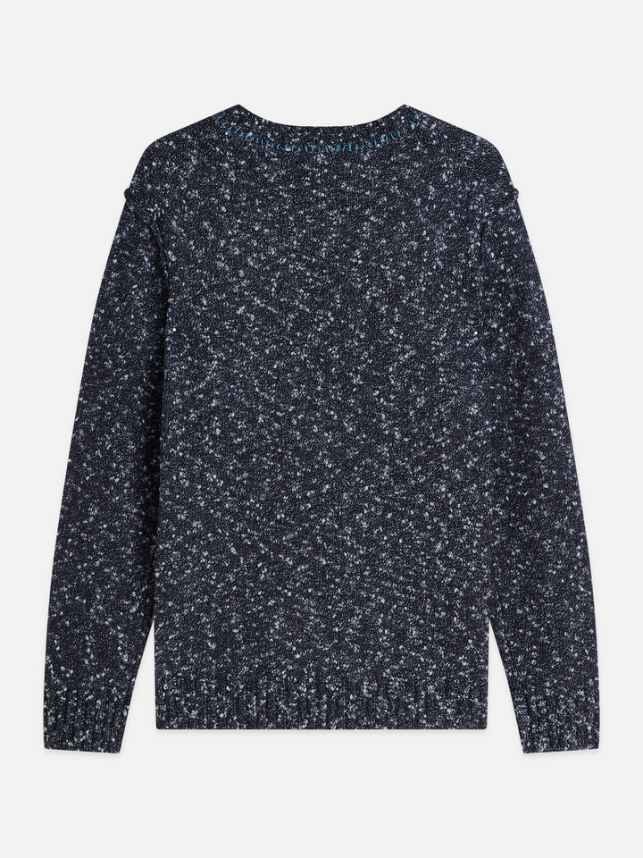Bouclé melange wool-alpaca-blend regular-fit pullover