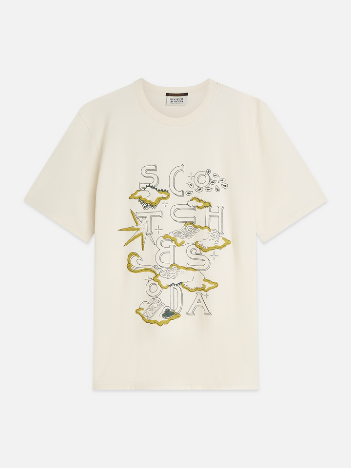 Front artwork regular-fit T-shirt