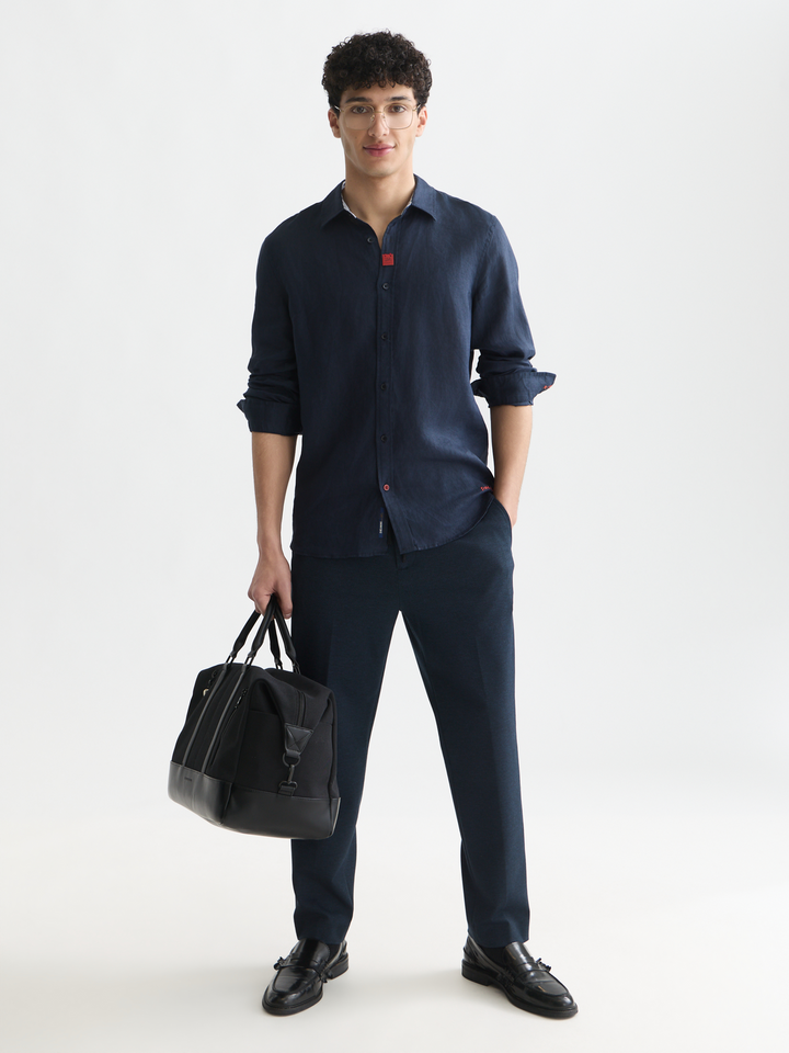 Finch tailored yarn-dyed technical jersey jogger