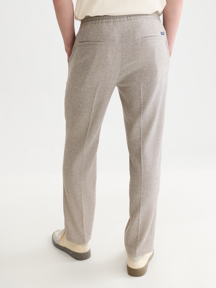 Finch tailored structured yarn-dyed weave jogger