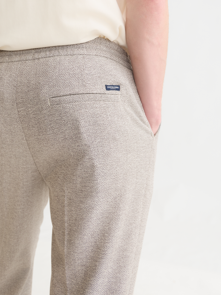 Finch tailored structured yarn-dyed weave jogger