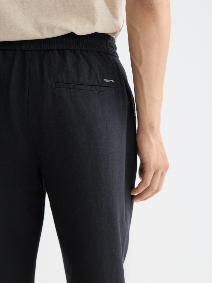 NOS Warren cotton-linen twill jogger