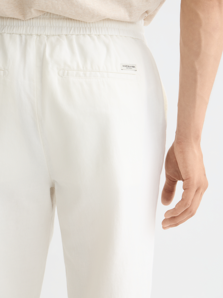 NOS Warren cotton-linen twill jogger
