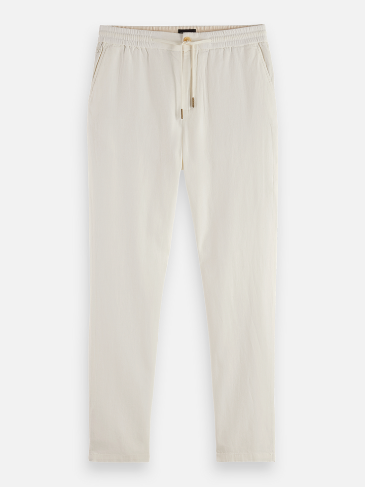 NOS Warren cotton-linen twill jogger