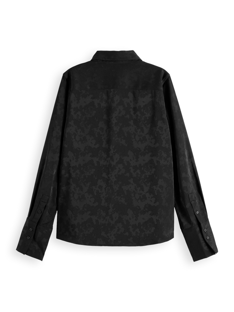 Satin Jacquard Shirt