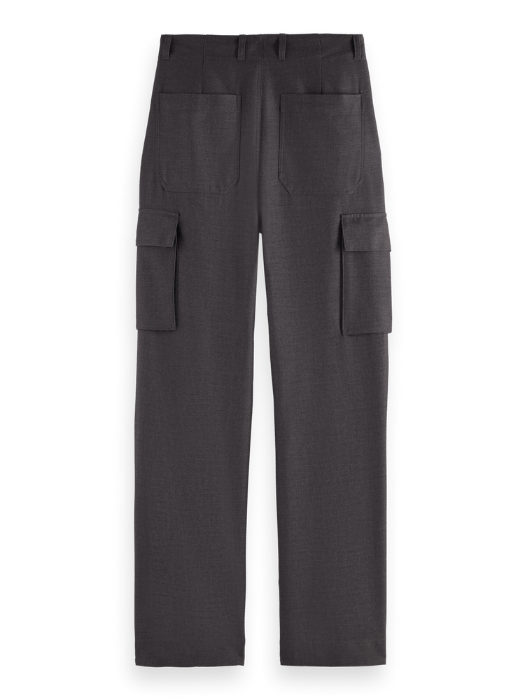 Faye high-rise tapered leg cargo pant