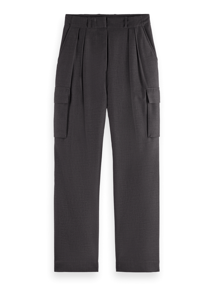Faye high-rise tapered leg cargo pant