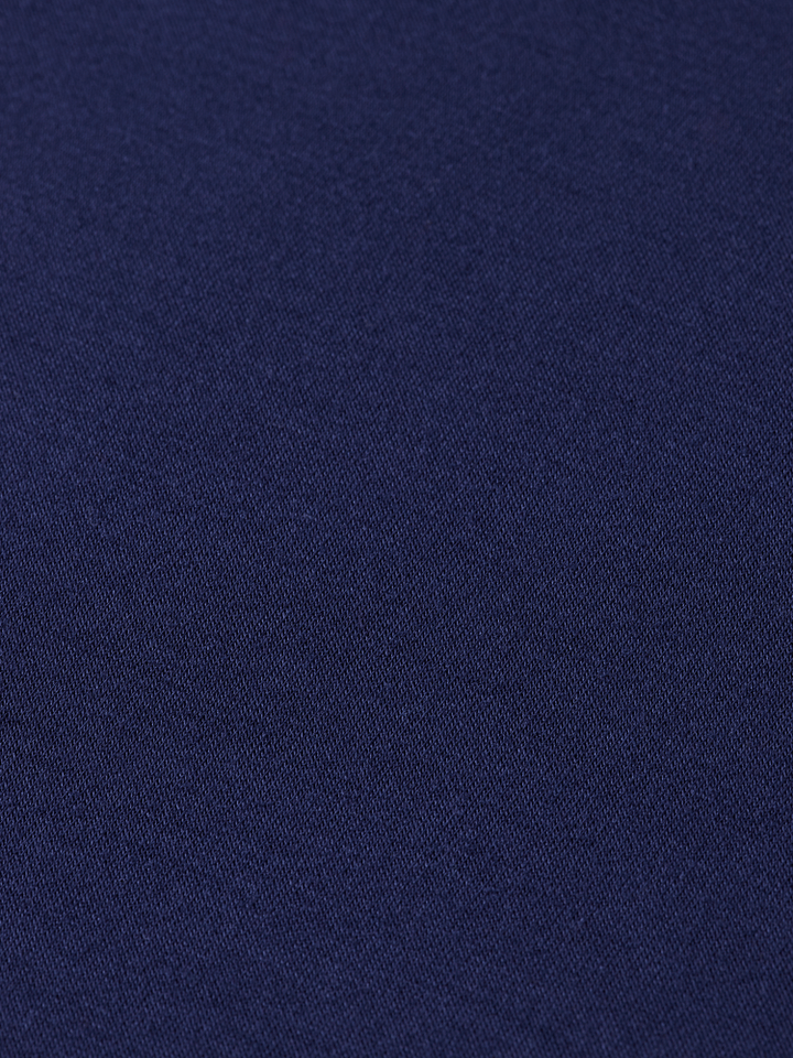 Pointelle collared knitted tee