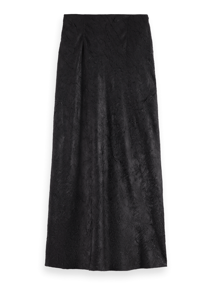 Crushed Satin Skirt