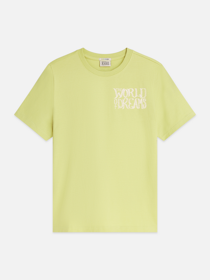 Chest artwork regular-fit T-shirt