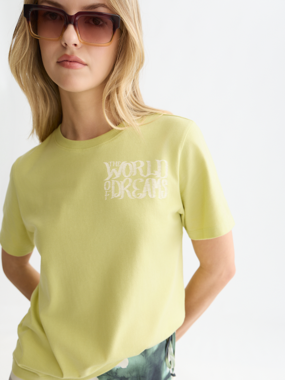 Chest artwork regular-fit T-shirt