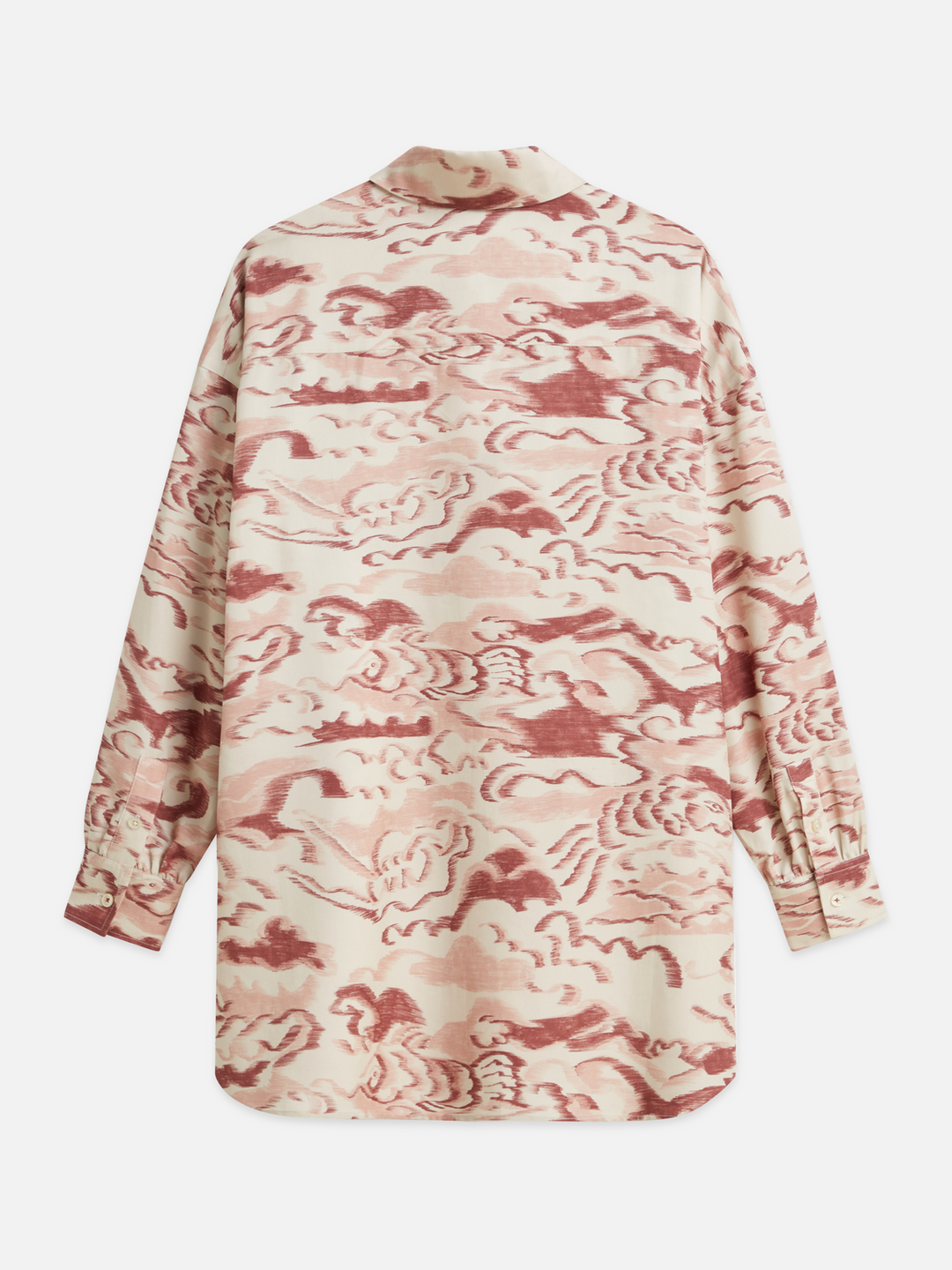 Printed oversized shirt