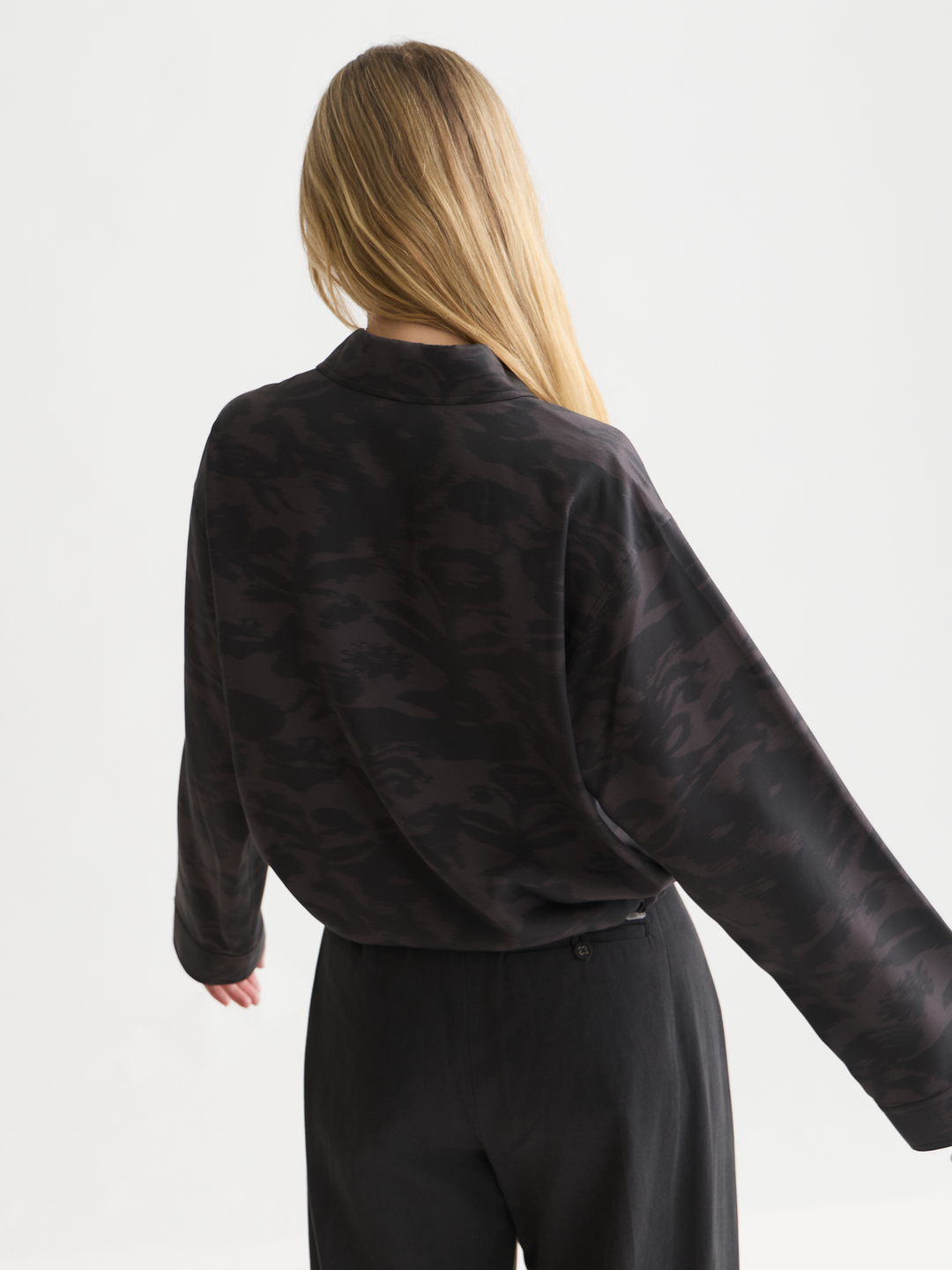Printed utility shirt