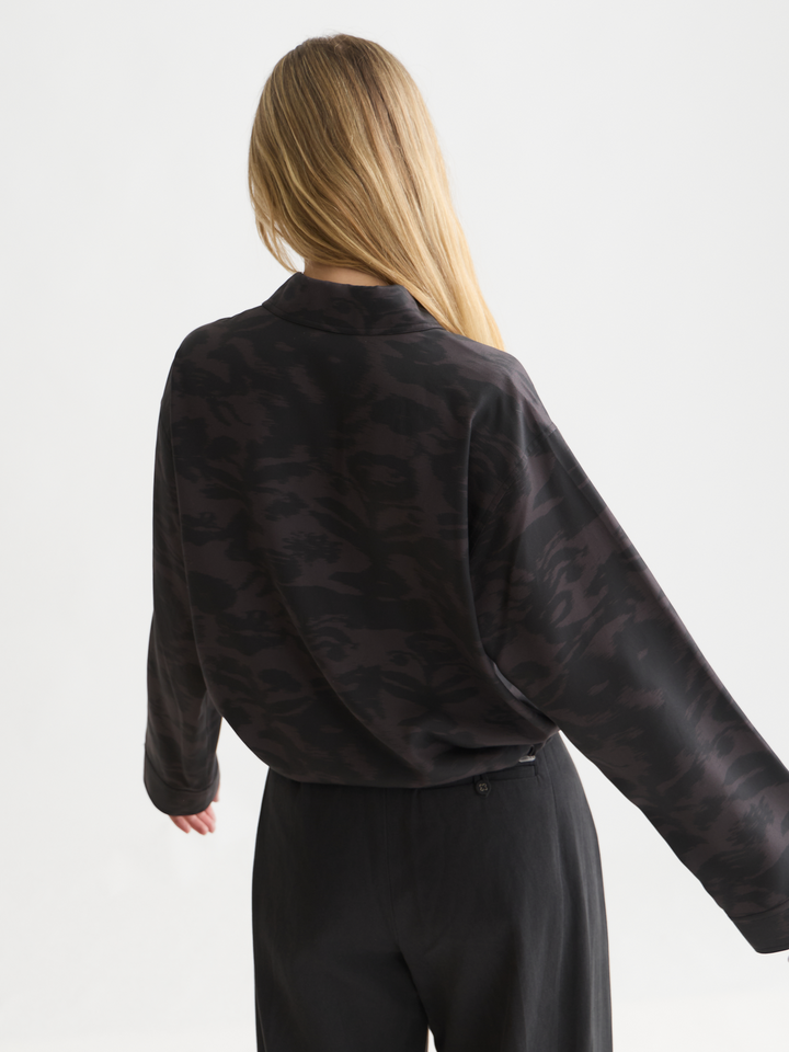 Printed utility shirt
