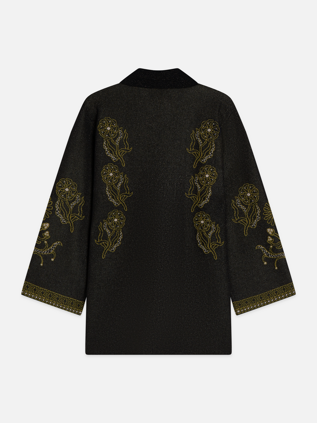 Jacquard knitted tunic