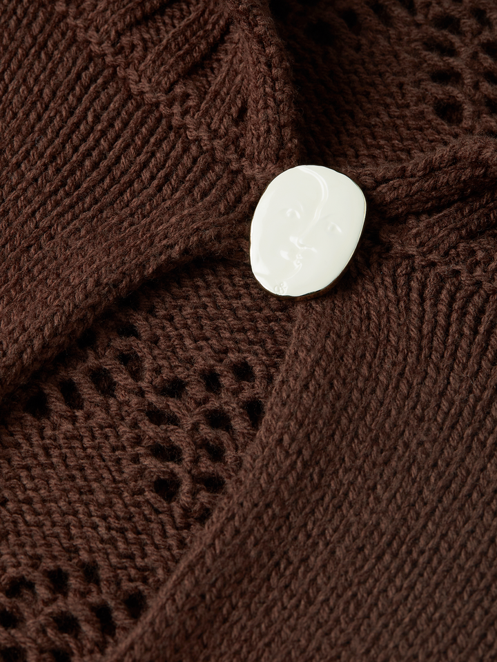 Button detail boxy-fit pullover
