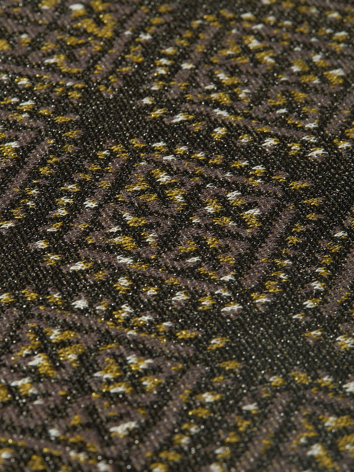 Jacquard short-sleeved pullover
