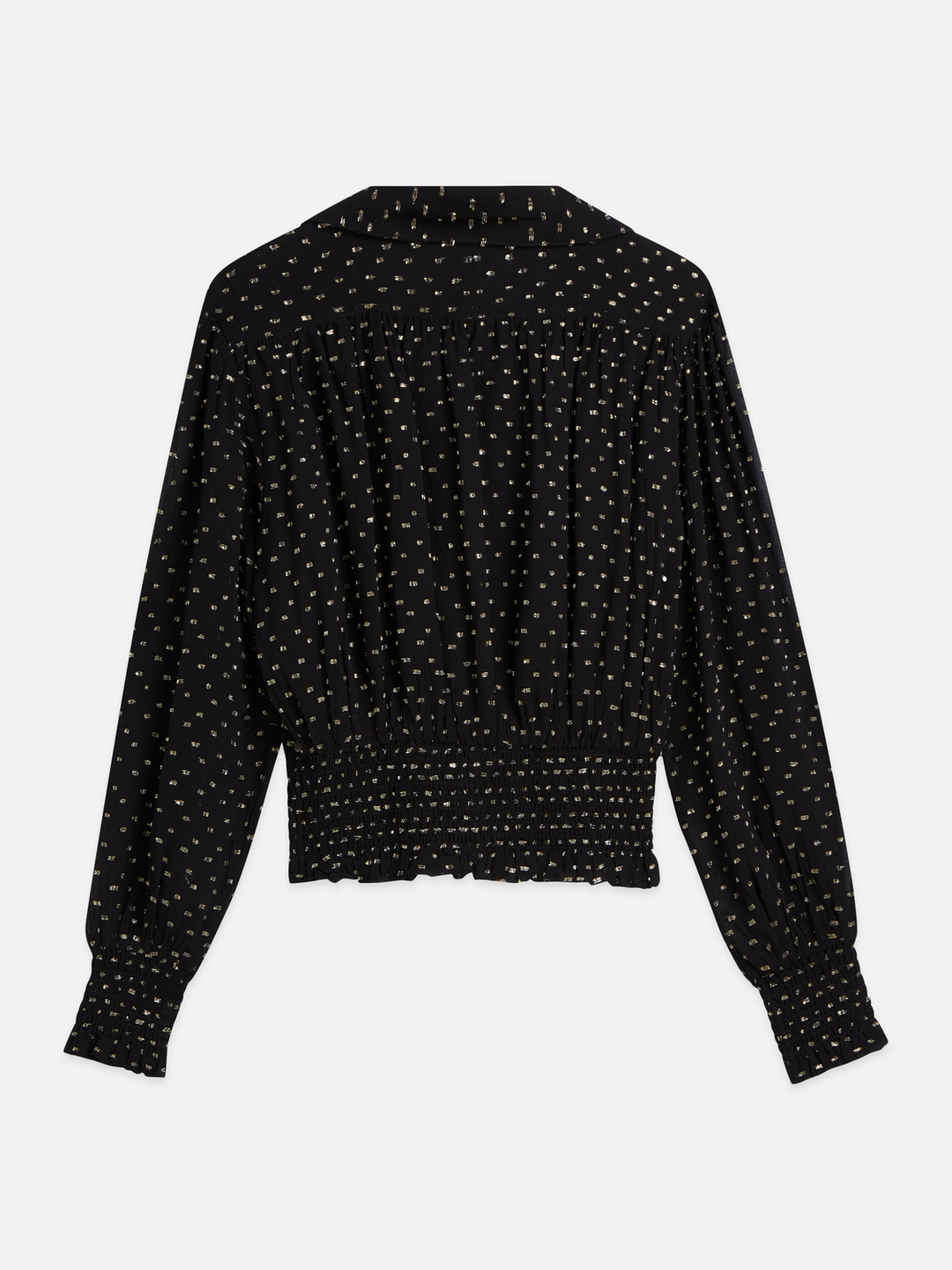Fil coupe smocked top