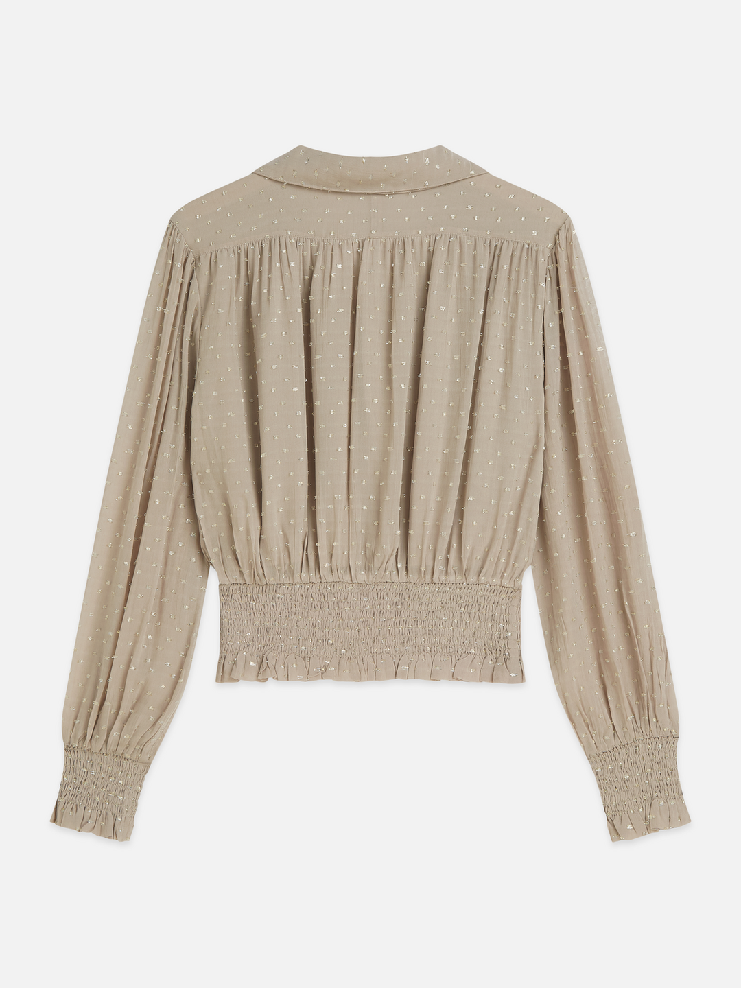 Fil coupe smocked top