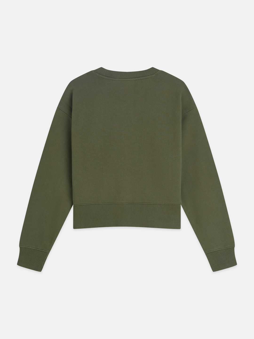 Ribon embroidery loose-fit sweatshirt
