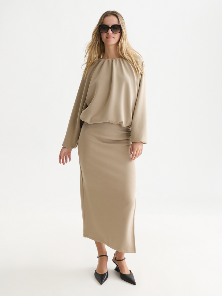 Drapey tencel skirt