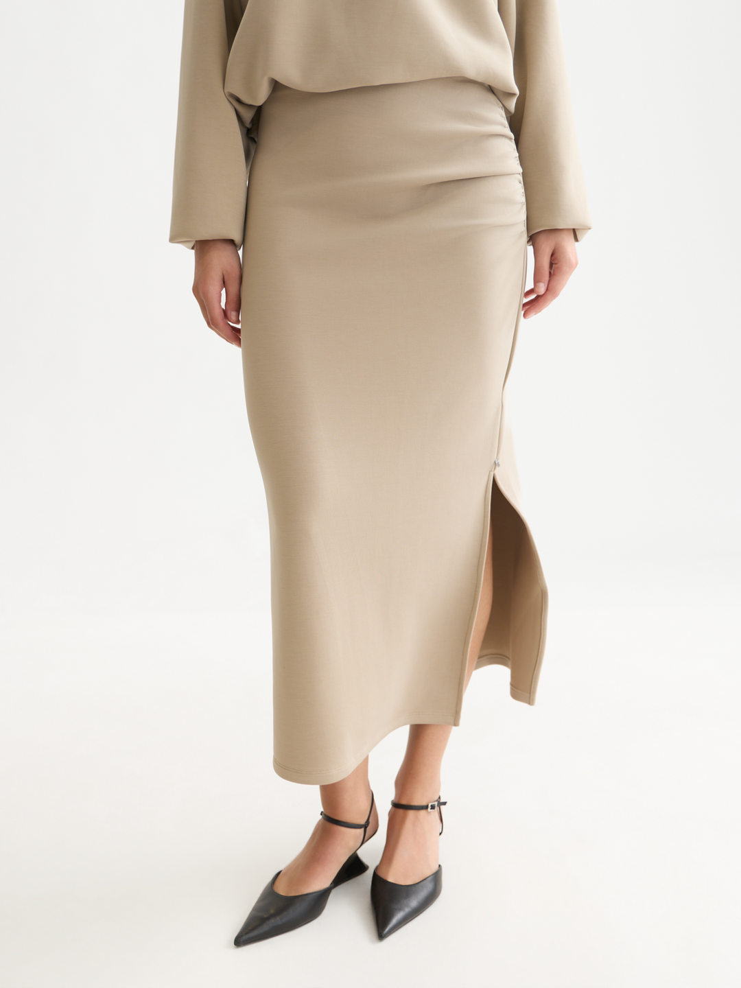 Drapey tencel skirt