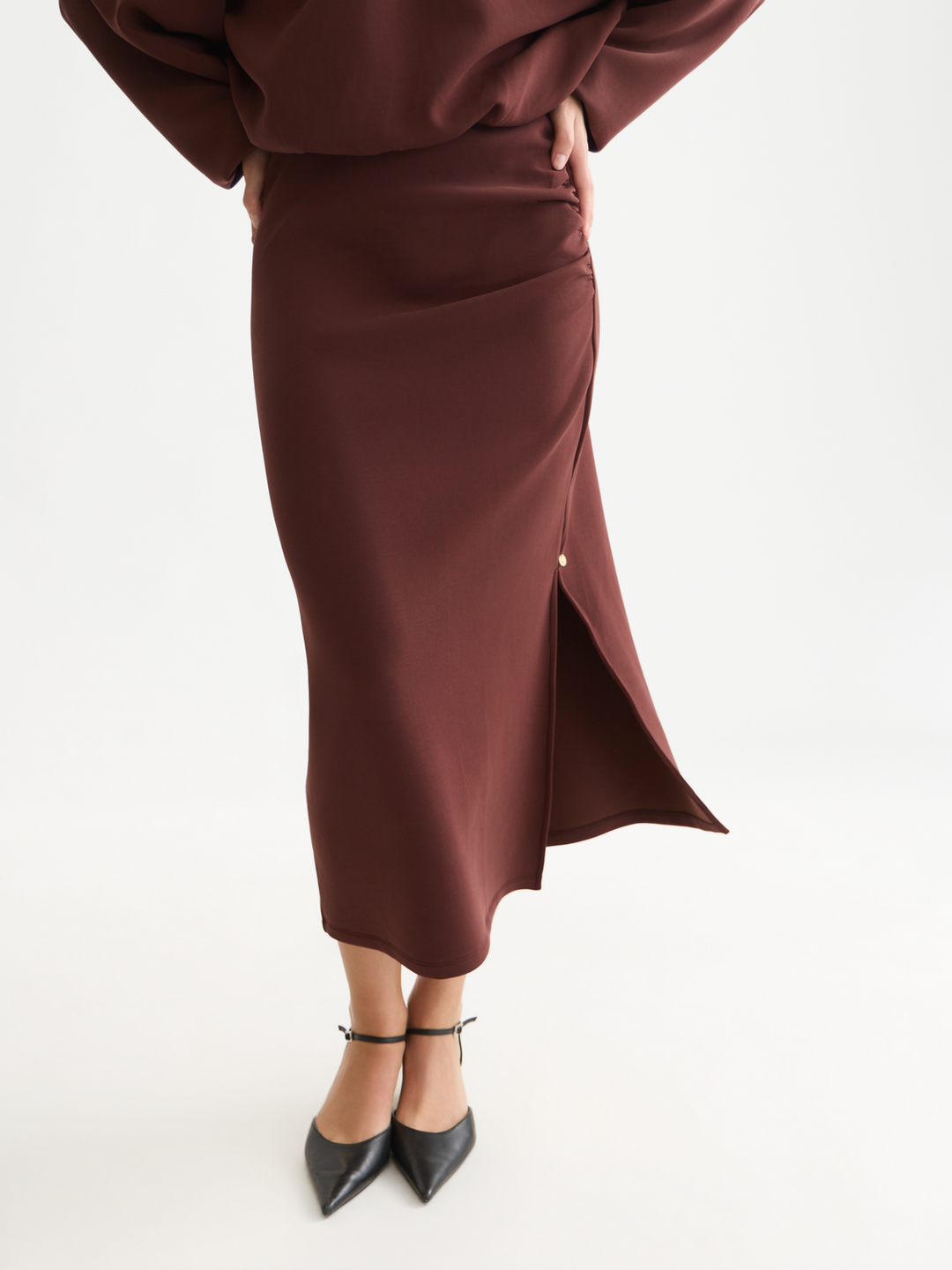 Drapey tencel skirt