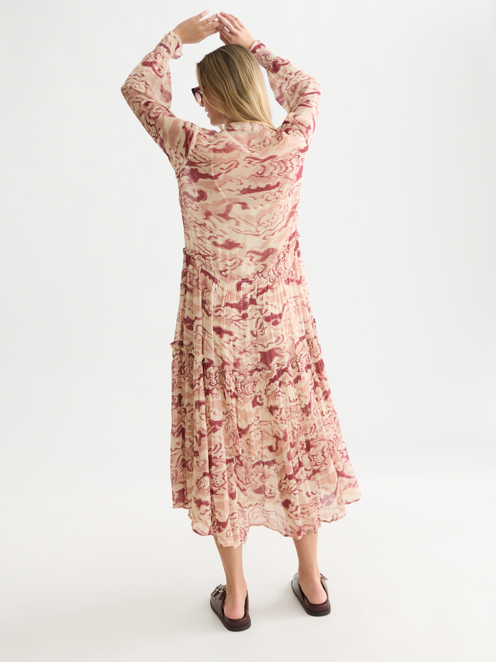 Printed maxi dress