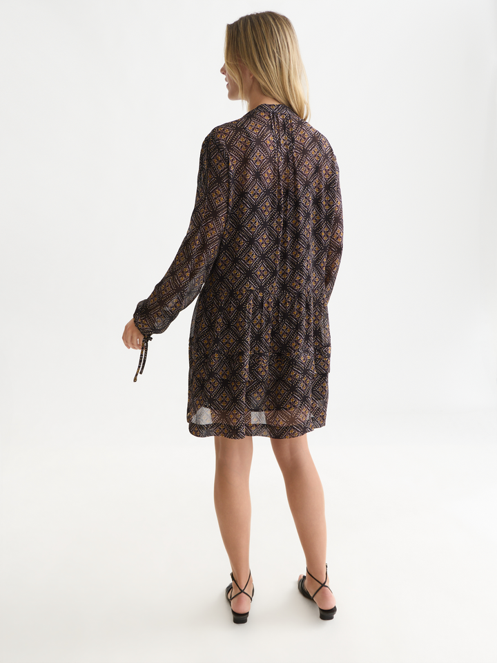 Printed mini dress