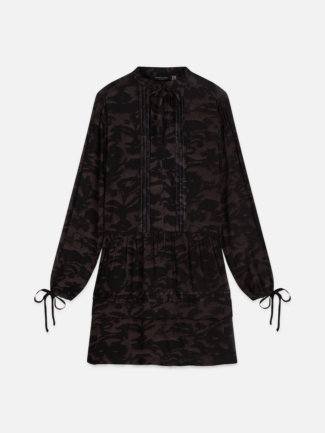 Printed mini dress