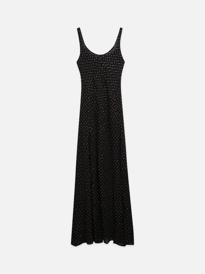 Fil Coupe maxi slip dress with cut seams
