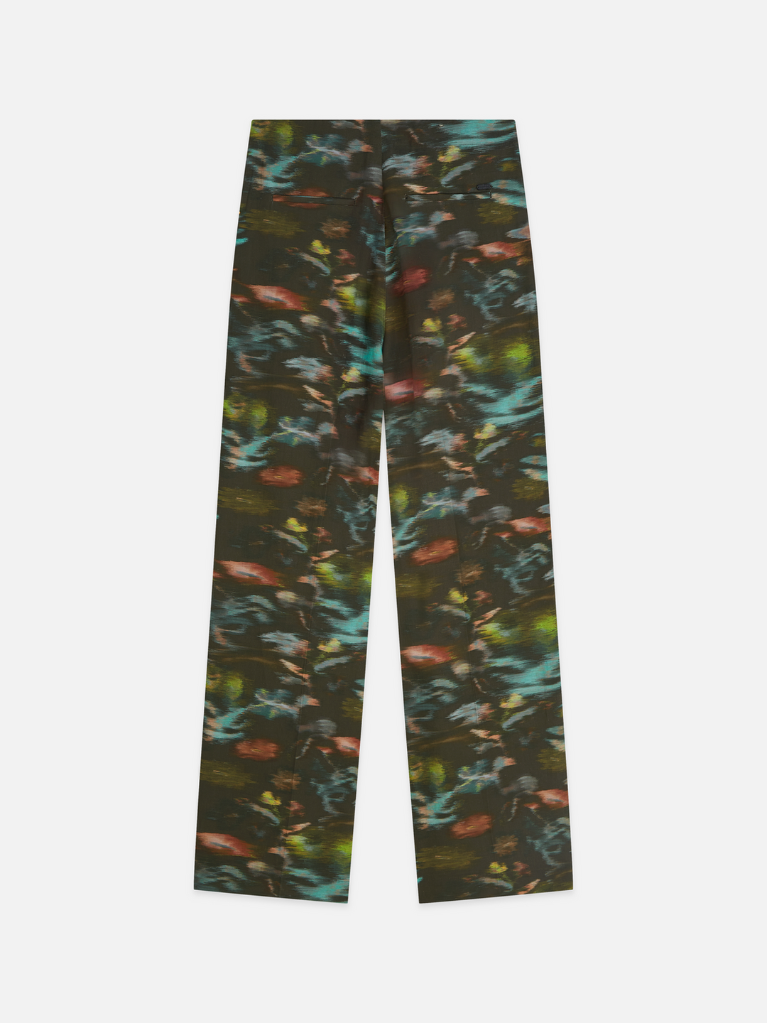 Lou - high-rise wide-leg printed pants