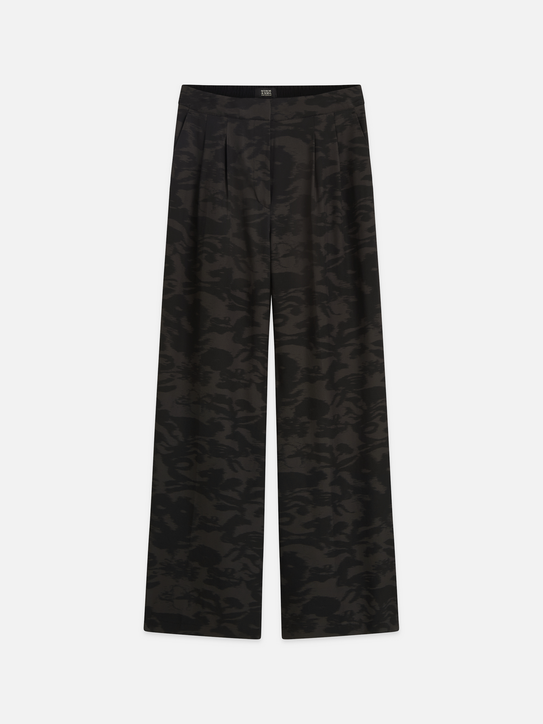 Eleni - high-rise wide-leg printed pants