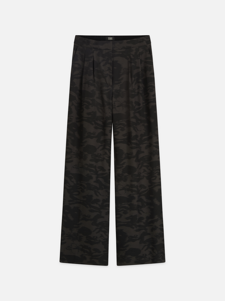 Eleni - high-rise wide-leg printed pants