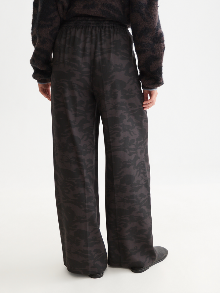 Eleni - high-rise wide-leg printed pants