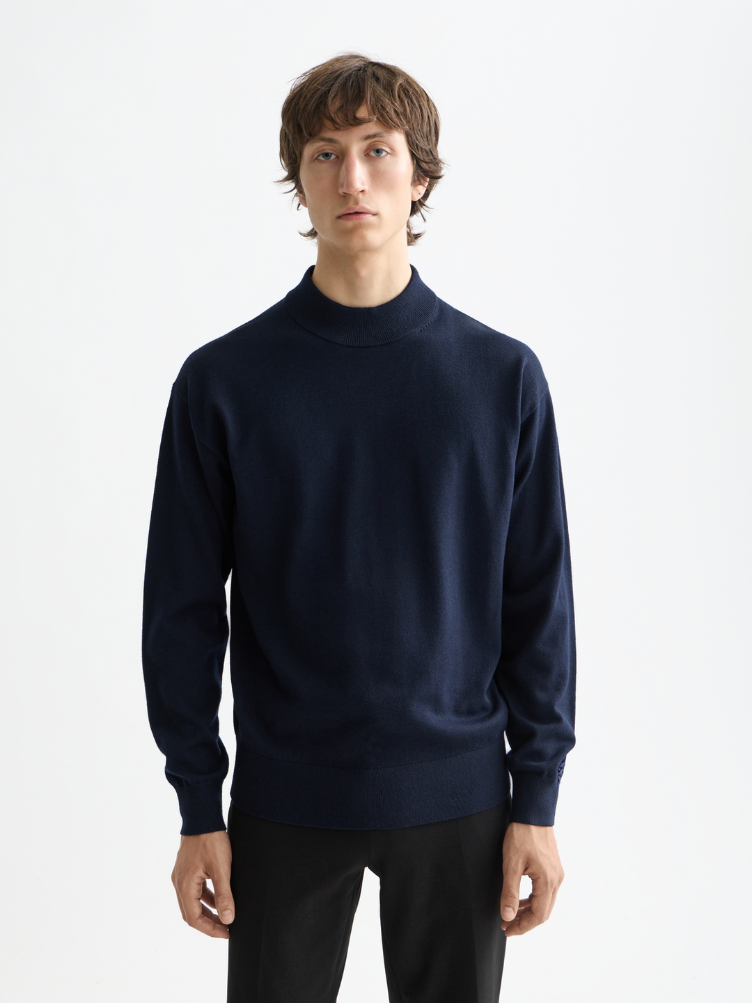 Essentials Mock Neck Pullover