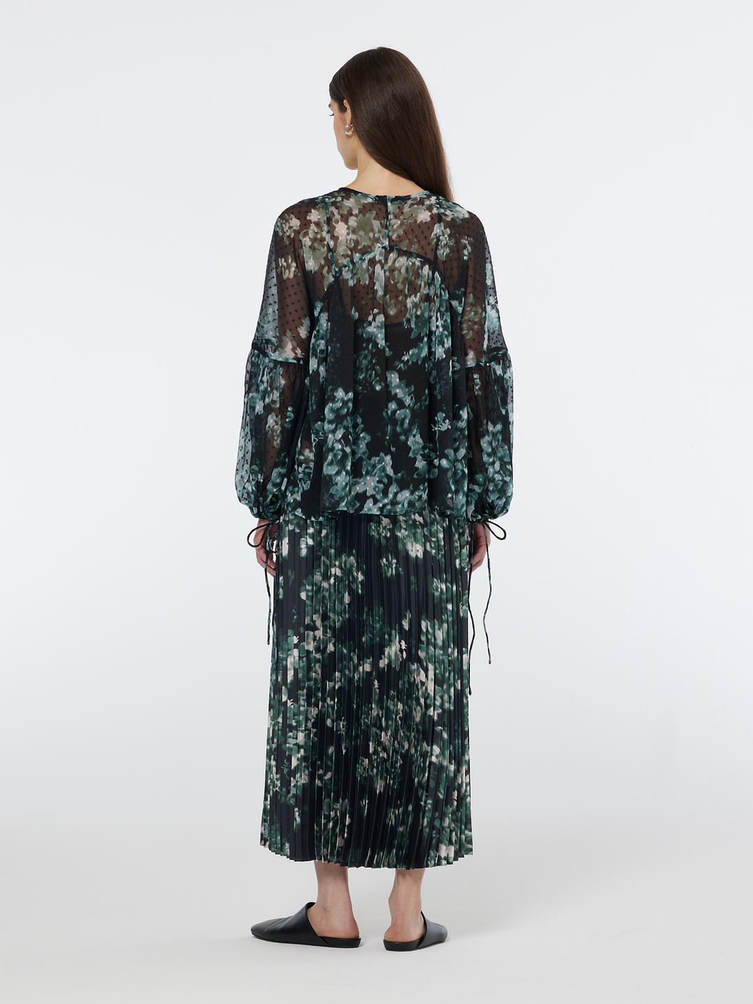 Printed Fil Coupe Top