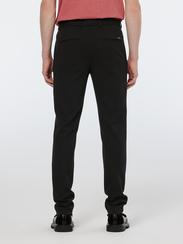 Mott - tailored jersey yarn-dyed chino