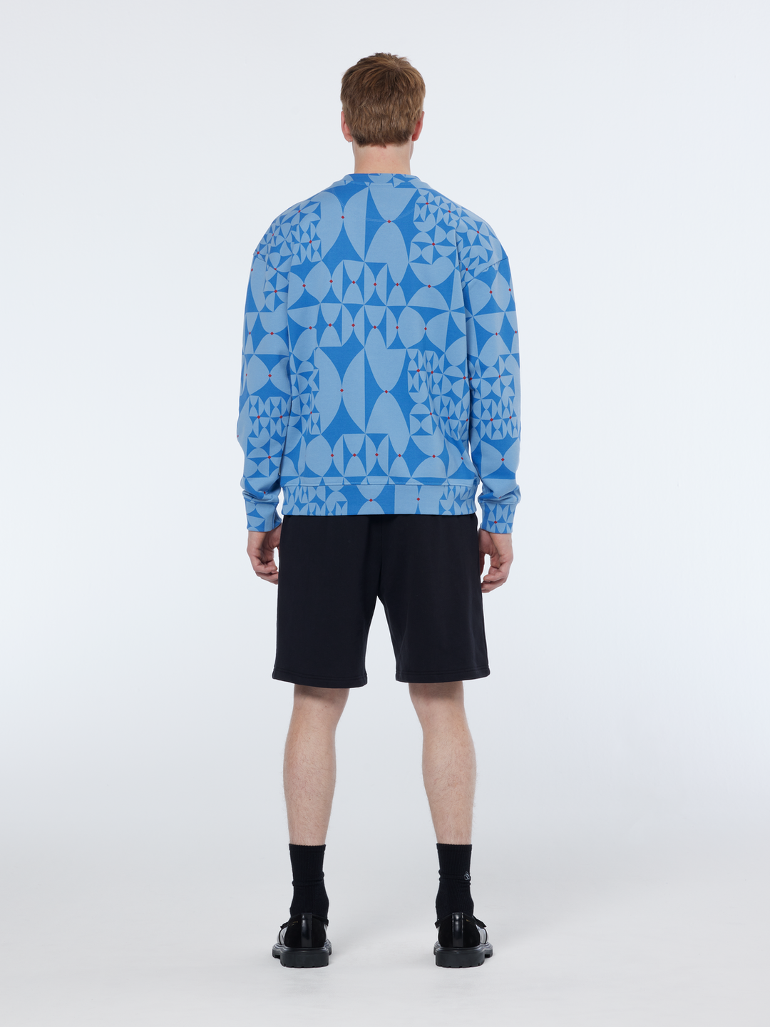 Regular-fit badge logo sweatshort
