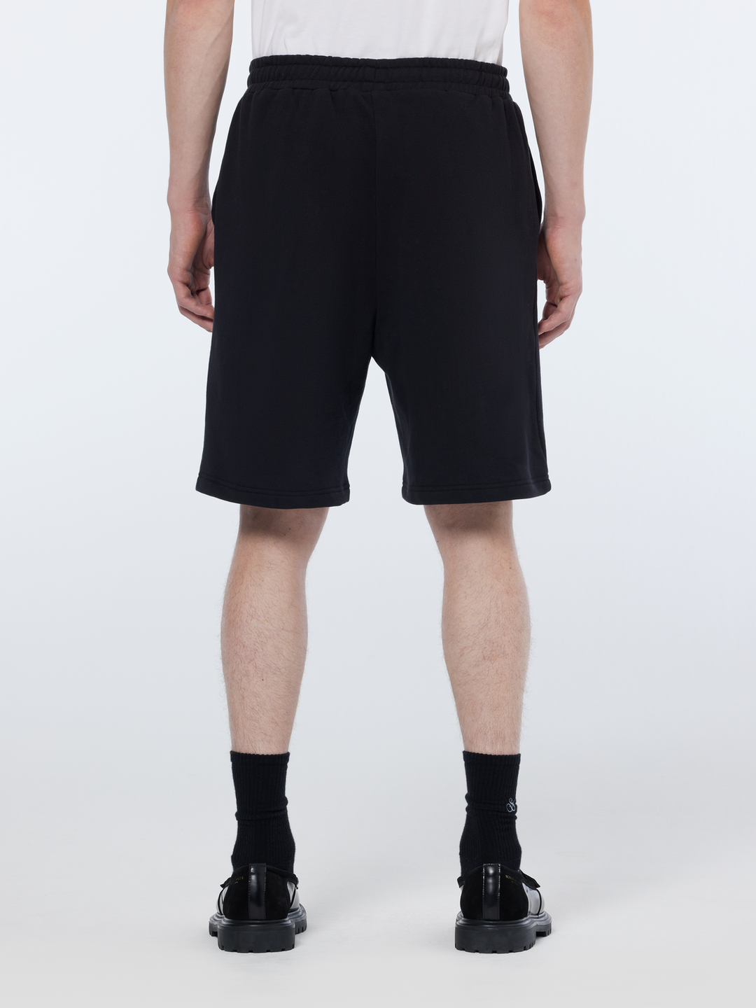 Regular-fit badge logo sweatshort