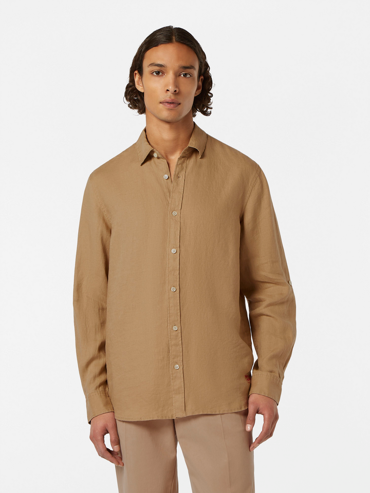 Seasonal Core-Regular-Fit Linen Shirt