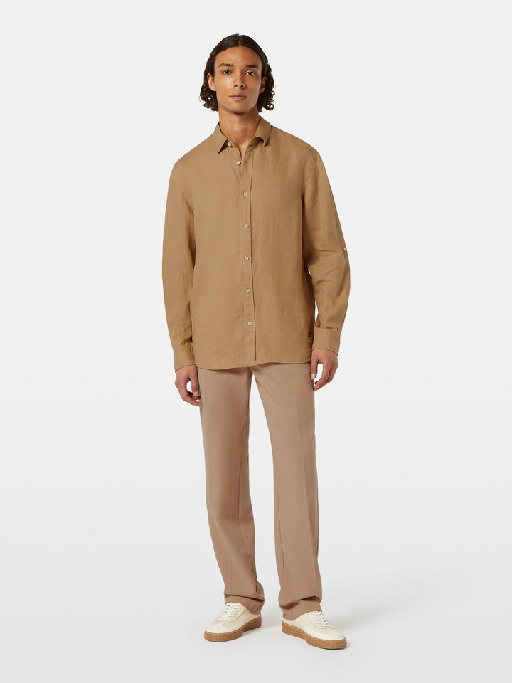 Seasonal Core-Regular-Fit Linen Shirt