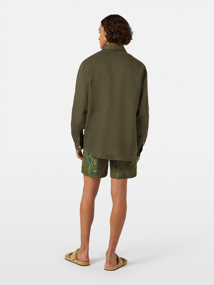 Seasonal Core-Regular-Fit Linen Shirt
