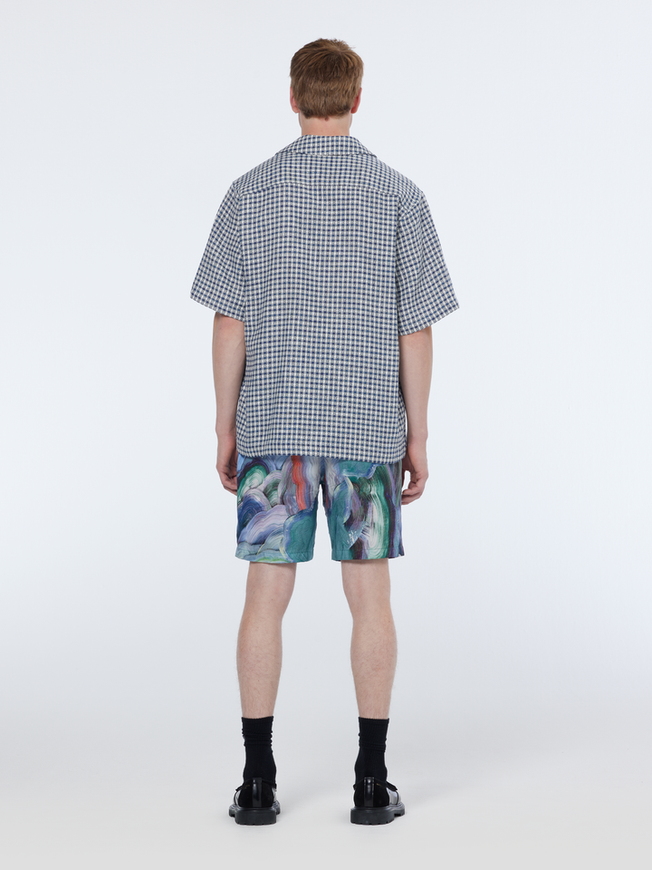 Relaxed-Fit SS Jacquard Shirt