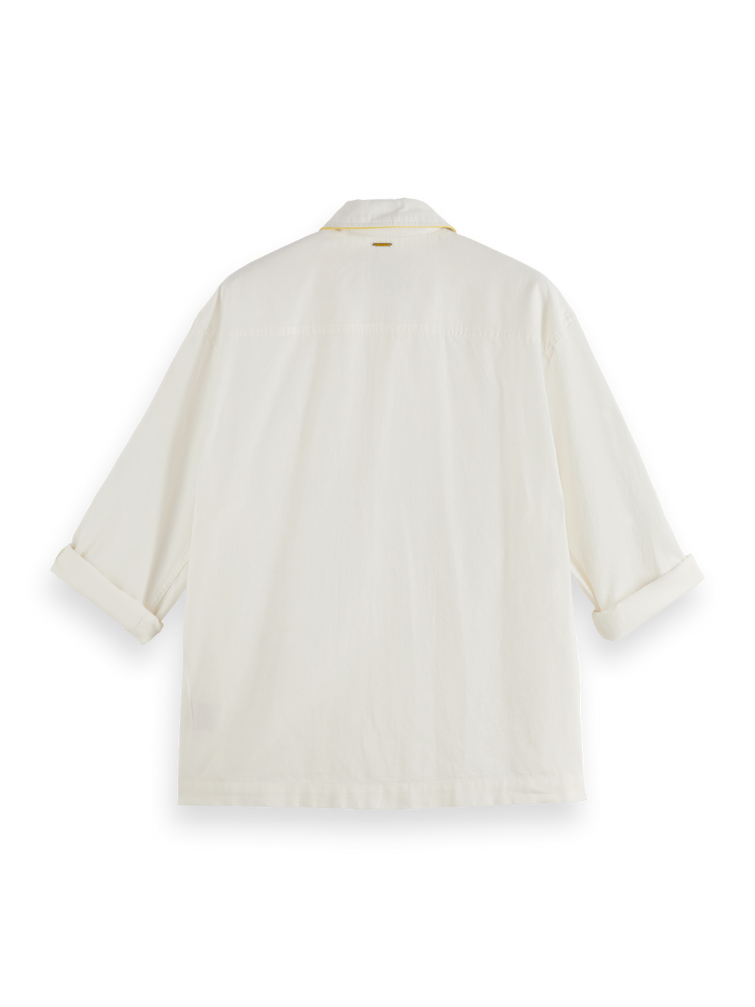 Relaxed cotton-linen shirt jacket