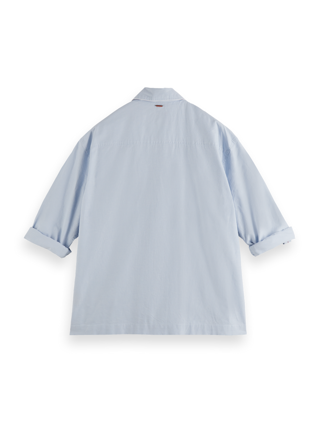 Relaxed cotton-linen shirt jacket