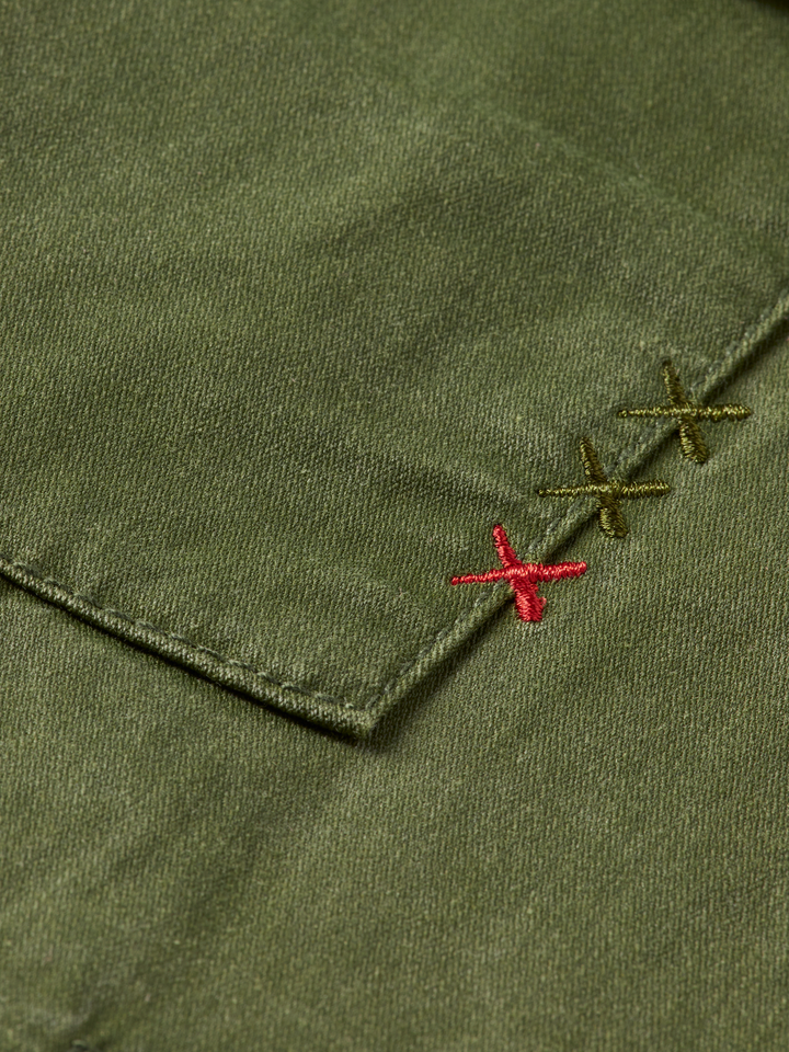 Pigment-dyed worker jacket